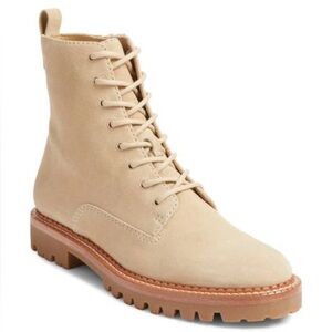 Vince Cabria Lug Water Resistant Lace-up Boot In Farro